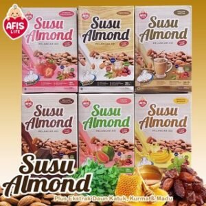 Afis Susu Almond Pro Asi Eksklusif - Susu Pelancar Asi 200gr