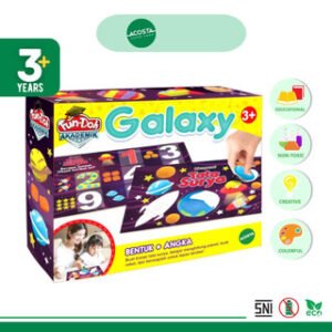 Fun-Doh Galaxy Mainan Plastisin Anak - Mainan Edukasi Untuk usia 3+