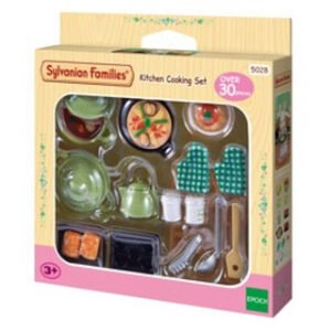 Sylvanian Families Kitchen Cooking Set Mainan Masak-Masakan Anak Mainan Dapur Miniatur Edukasi