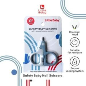 LITTLE BABY - SAFETY BABY NAIL SCISSORS LOCK SYSTEM BNS0990