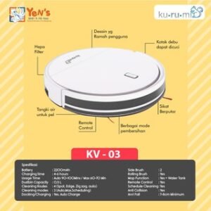 Kurumi Robot Vacuum Cleaner KV 03