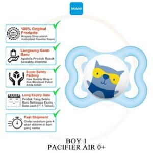 MAM Pacifer Air 0+ Months - Dot Bayi