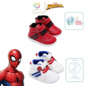 Balmoral Kids SPD-BBA76 Sepatu Cicit Anak Boys Marvel Spiderman Usia 1 - 3 Tahun