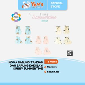 NOVA Sunny Summertime Series - Sarung Tangan & Sarung Kaki Bayi ( 1 Pack)