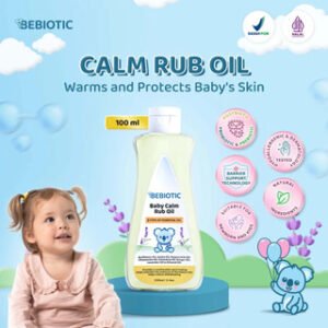 Bebiotic Baby Calm Rub Oil 100ml - 8 Type Of Essential Oil