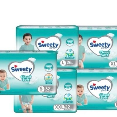 Sweety Silver Pants Cloud Soft - Popok Celana Baby Diapers M 32s