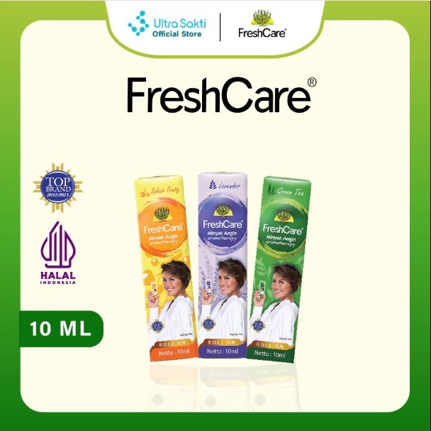 FreshCare Green Tea / Lavender 10ml - Minyak Angin Aromaterapi untuk Relaksasi & menyegarkan