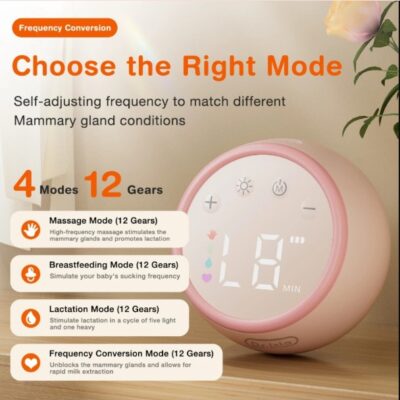 Dr.isla Pompa Asi Elektrik Handsfree Fungsi Lampu Malam Wireless Breast Pump BPA Free EB30 thumbnail 3