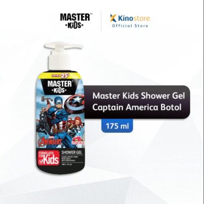 Master Kids Shower Gel Iron Man / Captain America Botol 175ml thumbnail 3