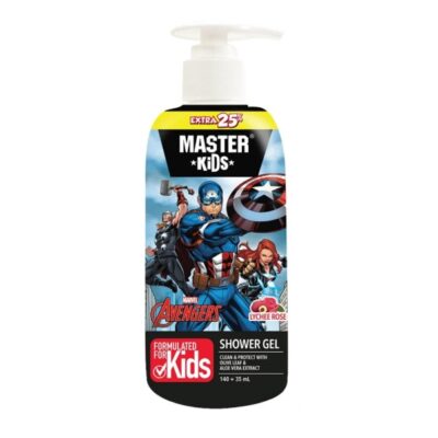 Master Kids Shower Gel Iron Man / Captain America Botol 175ml thumbnail 4