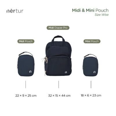 NERTUR Tas Organizer Midi Pouch 4L dan Mini Pouch 2.5L Cooler Bag Water Repellent ( 1 Pcs ) thumbnail 2