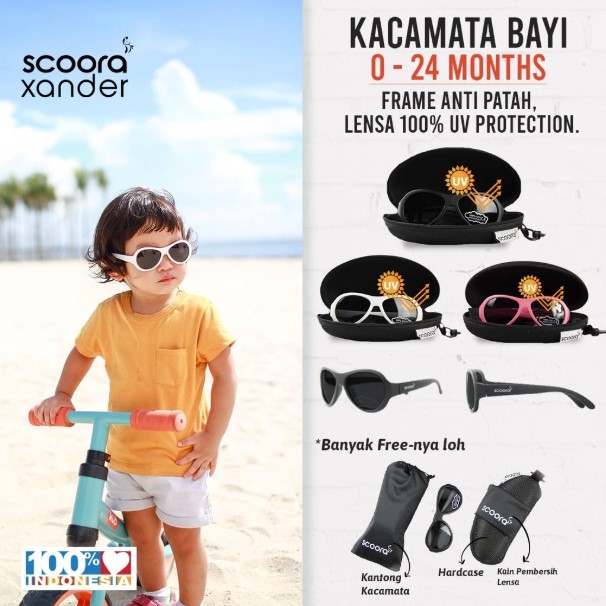 SCOORA Xander Kacamata Bayi Berjemur ( 0-24 MONTHS ) Anti UV