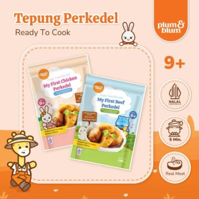 Plum & Blum Perkedel Kentang Instant Siap Saji Daging Sapi Snack Mpasi - 1 Pouch thumbnail 5
