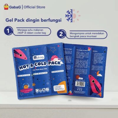 GabaG Flexi Pack Ice Gel Panas Dingin Multifungsi untuk ASI,MPASI,makanan minuman & Kompres BPA FREE thumbnail 3