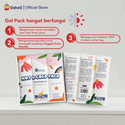 GabaG Flexi Pack Ice Gel Panas Dingin Multifungsi untuk ASI,MPASI,makanan minuman & Kompres BPA FREE thumbnail 4