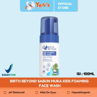 BIRTH BEYOND Sabun Muka Kids Foaming Face Wash 100ml Ceramide Botanical Complex - pH Balanced