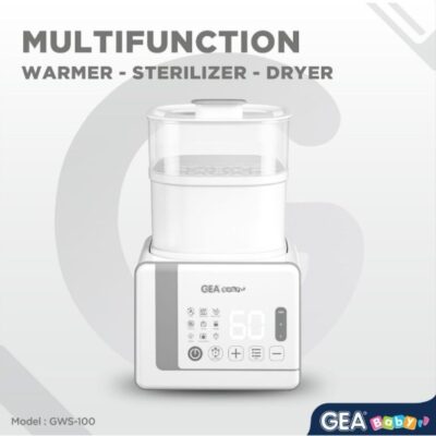 GEA Baby Multifunction Warmer Sterilizer Dryer GWS 100 - penghangat susu / sterilisasi / slow cooker