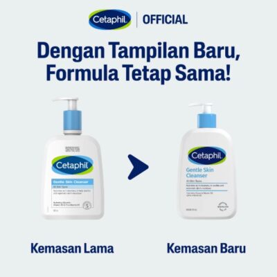 Cetaphil Gentle Skin Cleanser 473ml - Sabun Pembersih Muka Untuk Semua Jenis Kulit thumbnail 3