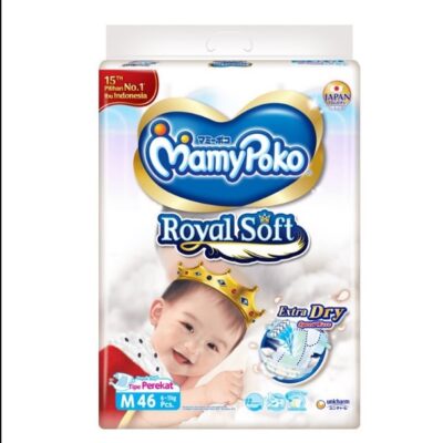 Mamypoko Royal Soft  M46 - Popok Bayi Tipe Perekat
