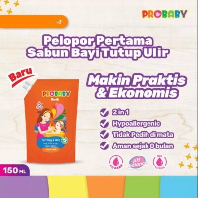 Probaby Bath For Body & Hair 150ml Tutup Ulir thumbnail 4
