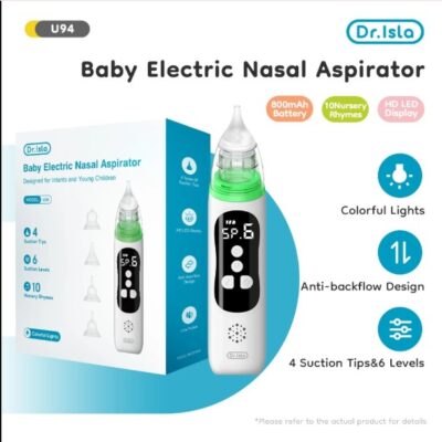 Dr.isla U94 Baby Nasal Aspirator elektrik/ Sedot Ingus hidung bayi / Suction lendir BPA FREE thumbnail 2