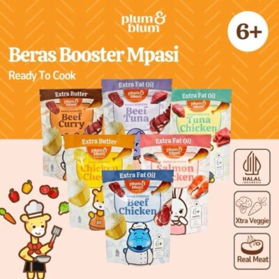 Plum & Blum Bubur Beras Mpasi BB Booster 6 Bulan - 200 gram - Halal thumbnail 3