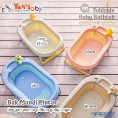 Sugar baby Foldable Baby Bathtub with Digital Thermometer F82/Bak Mandi lipat Anak