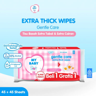 MY BABY Extra Thick Wipes 45+45 Hand & Mouth / Antibacterial /Clean & Fresh thumbnail 6