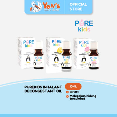 Purekids Inhalant Decongestant Oil 10ML - Membantu melegakan hidung tersumbat