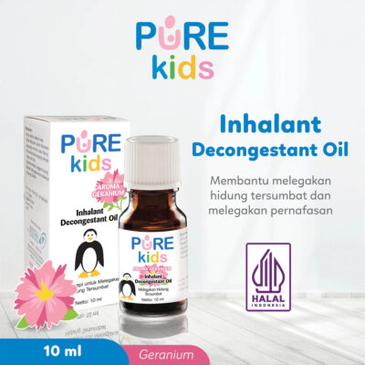 Purekids Inhalant Decongestant Oil 10ML - Membantu melegakan hidung tersumbat thumbnail 3