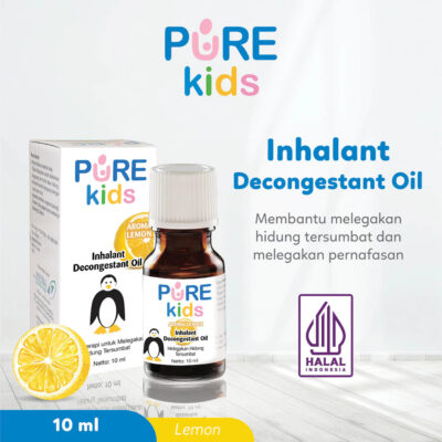 Purekids Inhalant Decongestant Oil 10ML - Membantu melegakan hidung tersumbat thumbnail 4