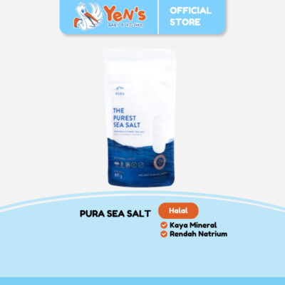 PURA - The Purest Sea Salt 60gr / 300gr Garam Organik - Garam Natural - Garam Laut Murni