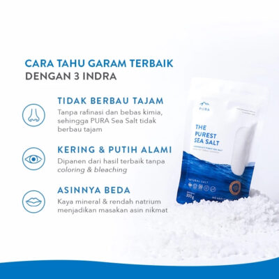 PURA - The Purest Sea Salt 60gr / 300gr Garam Organik - Garam Natural - Garam Laut Murni thumbnail 7