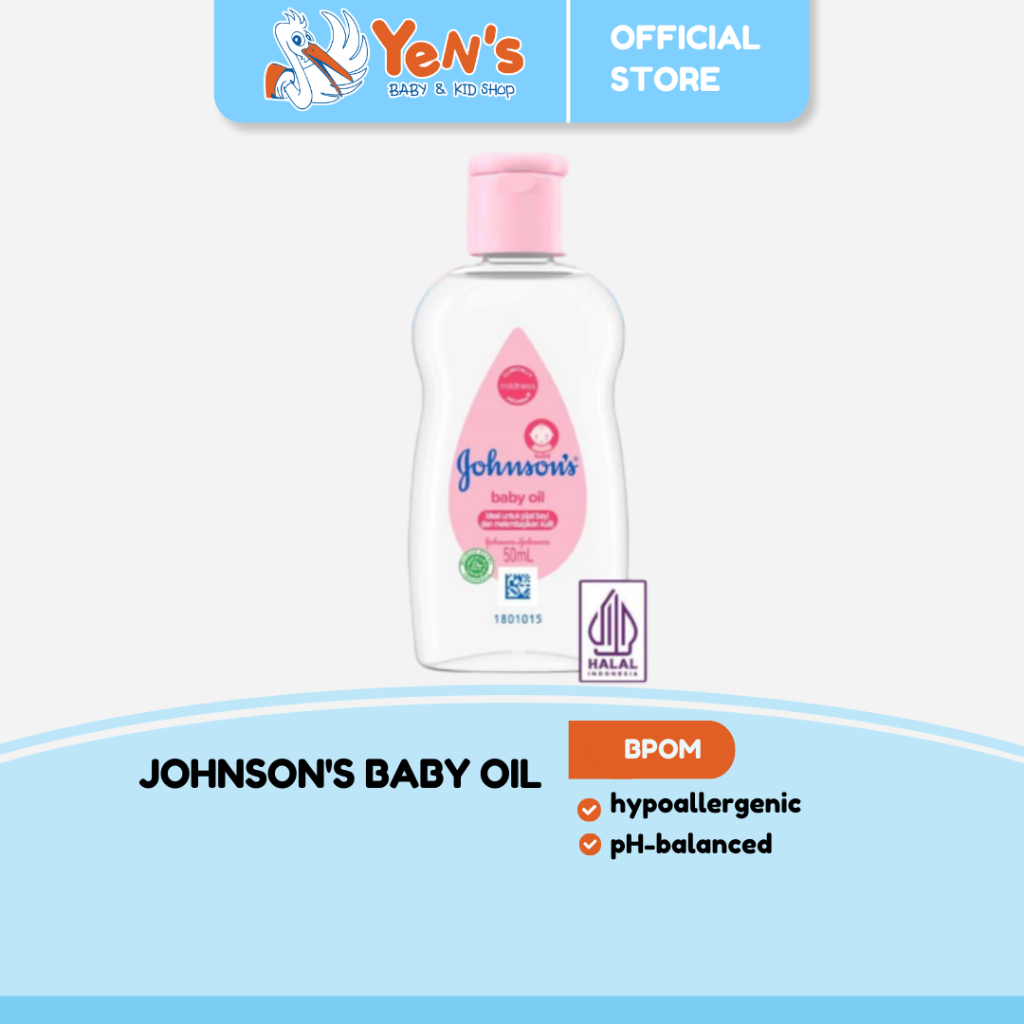 JOHNSON'S Baby Oil 50ml / 125ml / 200ml