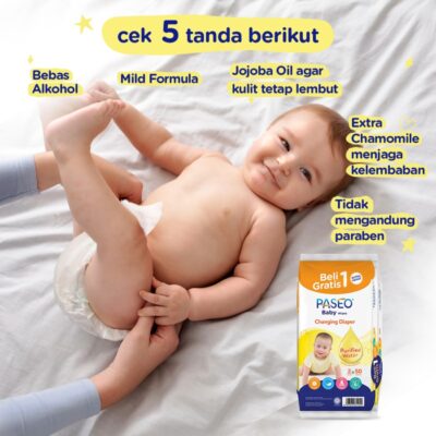 PASEO Baby Tissue Basah 50 Sheets (Buy 1 Get 1 FREE) thumbnail 2