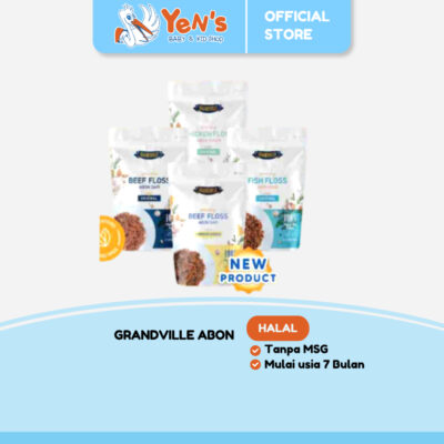 GRANDVILLE Abon Sapi, Ayam, Cheddar Cheese ,Ikan Crunchy Original 100gr