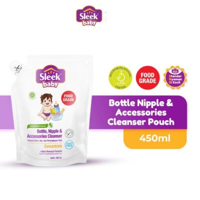 Sleek Baby Bottle Nipple & Accessories Cleanser Refill 450 ml thumbnail 2