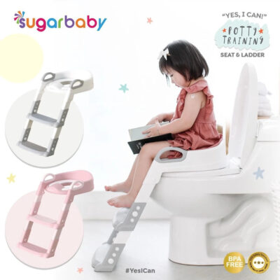 SUGAR BABY Potty Training Seat&Ladder | Toilet Training Anak thumbnail 2