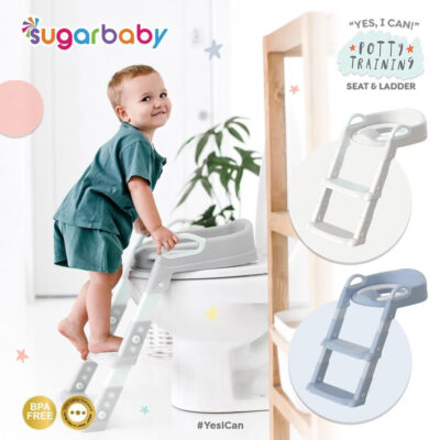 SUGAR BABY Potty Training Seat&Ladder | Toilet Training Anak thumbnail 4