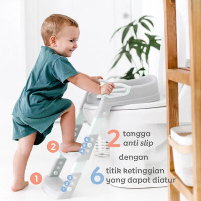 SUGAR BABY Potty Training Seat&Ladder | Toilet Training Anak thumbnail 5