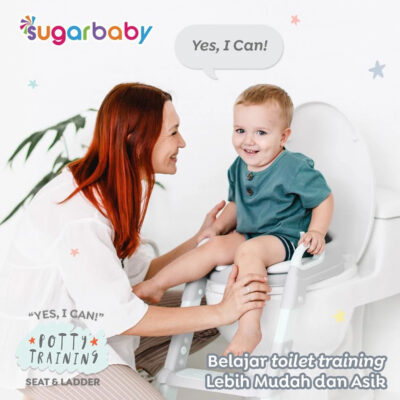 SUGAR BABY Potty Training Seat&Ladder | Toilet Training Anak thumbnail 6