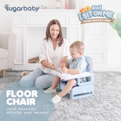 SUGARBABY 4in1 SitOnMe Folded Booster Seat & Chair / Kursi Makan Bayi thumbnail 5