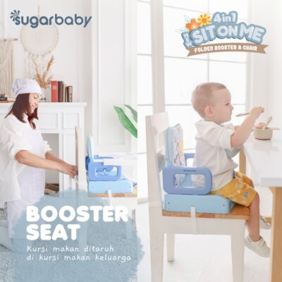 SUGARBABY 4in1 SitOnMe Folded Booster Seat & Chair / Kursi Makan Bayi thumbnail 7