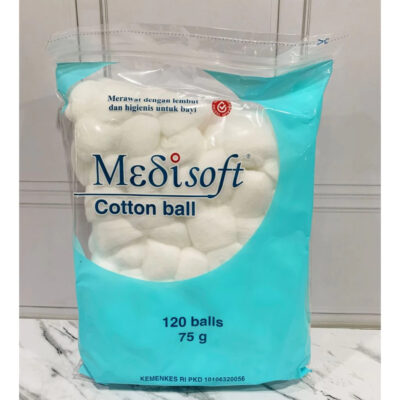 Medisoft Cotton Ball / Kapas Bulat 120 Balls 75gr / Kapas Medis / Kapas Bayi thumbnail 4