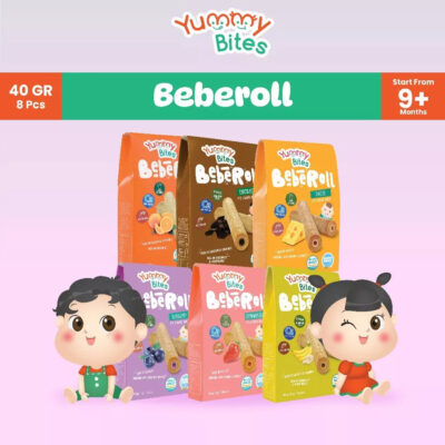 Yummy Bites BebeRoll Snack Baby - Cemilan Bayi 40gr -  Bebas Gluten thumbnail 2
