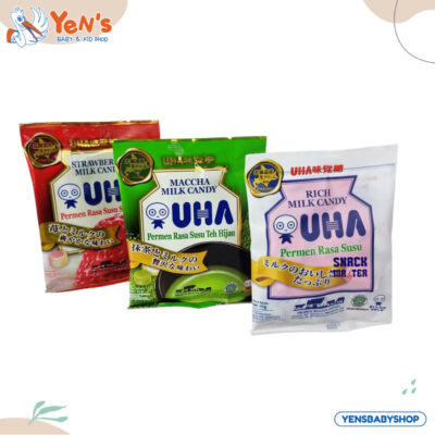 UHA Milk Candy 42gr - Permen Rasa Susu Green Tea/Strawberry thumbnail 2