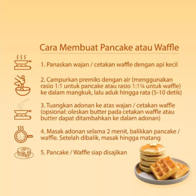 Yummy Bites Pancake & Waffle Mix 130 GR - Tepung Pancake MPASI Baby Dan Anak thumbnail 5