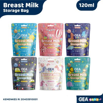 GEA Baby Breastmilk Storage Bags Kantong Asi 120ml thumbnail 2