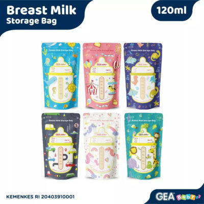 GEA Baby Breastmilk Storage Bags Kantong Asi 120ml thumbnail 3