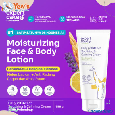 Expert Care Soothing Calming Moisturizer Cream / Lotion Bayi Anak Kulit Sensitif 50g /150g